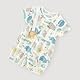 gurcooc Baby Jungen Mädchen Strampler Kurzarm Baumwolle Bodysuit Cartoon Sommer Jumpsuit Onesie Outfit Set, 3-18 Monate