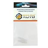 Mean Mug Auto 21149-23819B 2x Windshield Washer Hose Connector - Universal