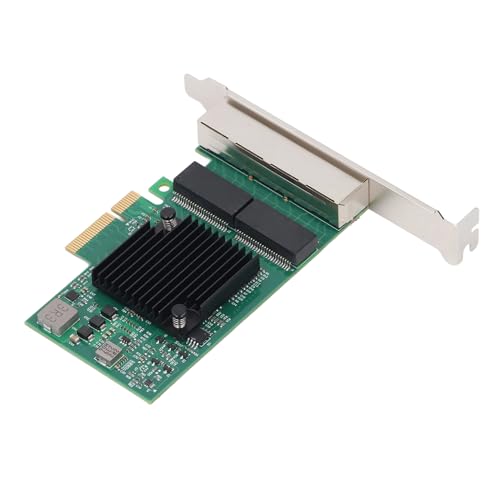 Tarjeta de red Gigabit Ethernet, interfaz PCIe x4, estándar IEEE 802.3ab, 1000Mbps, con 8 indicadores LED para computadora de escritorio miniatura 3