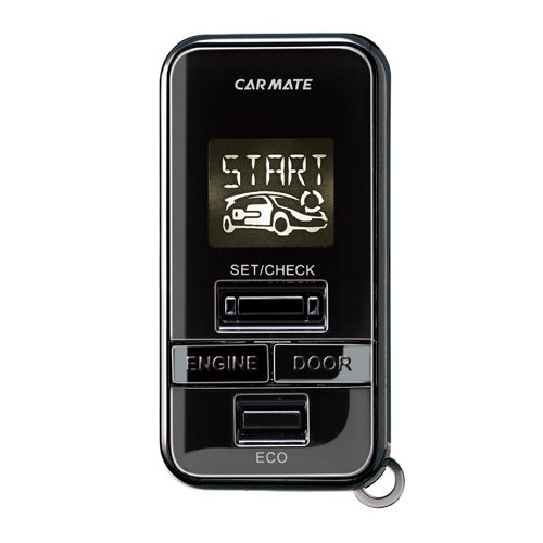 カーメイト(CARMATE) 過剰なアイドリングを抑えるエコモード搭載 リモコンエンジンスターター アンサーバックモデル ブラック TE-W9000