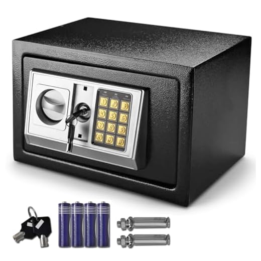Cofre Eletrônico Teclado Digital Segurança Senha Chave Aço