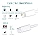 Dairle 【Apple MFi Certified】 iPhone Fast Charger Cable, Original 3.3ft iPhone Charger Cable USB Type C to Lightning Cable for iPhone 14/13/13 PRO/12/12 PRO/Max/11/11PRO/XS/Max/XR/... White, 1m