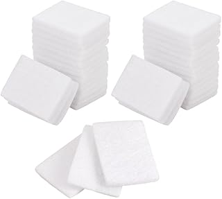 PH PandaHall Unscented Aroma Pads, 50 Pack 1.1x0.8 Aroma Oil Refill Pads Microfibre Perfume Diffuser Pad for Home Electronic Equipment Locket Scent Ball Plug-in Diffuser
