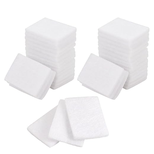 PH PandaHall Unscented Aroma Pads, 50 Pack 1.1x0.8" Aroma Oil Refill Pads Microfibre Perfume Diffuser Pad for Home Electronic Equipment Locket Scent Ball Plug-in Diffuser