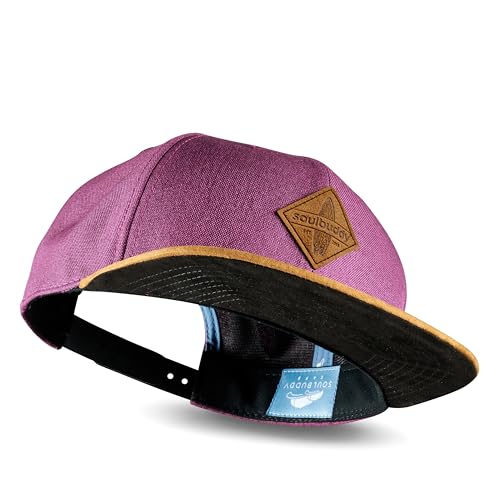 Soulbuddy Basecap Damen Snapback Cap Sonnenhut Damen Kappe Damen Cap Herren Basecap Herren Urlaub Must Haves Outdoor One Size Verstellbar Lila