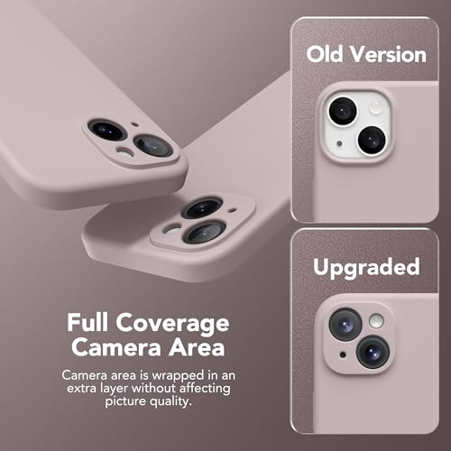 Image of Magnetic for iPhone 13 Case, Compatible with MagSafe, [Full Camera Protection][Screen Protector] Silicone Shockproof Protective Phone Case for iPhone 13 6.1 inch, Hazel
