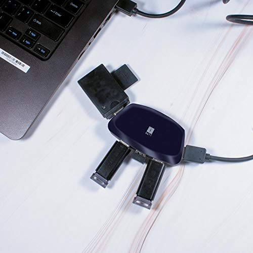 Image of iBall Piano 62 High-Speed USB 3.0 Hub (Black)