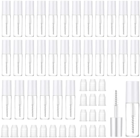 Hpmjz 30PCS Empty Eyelash Cream Container 3ml Mini Mascara Tube with Brush — view 7