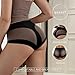 QUASTI Sexy women's underwear, Cheeky Mesh Bikini panties, seamless,silky soft mesh mid-rise panties, multi-pack(M)