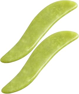 FRCOLOR 2 Pçs Placa De Raspagem Mini Ferramenta Massageadores Portáteis Massageadores De Couro Cabeludo Ponto De Gatilho Raspador Guasha Rolo De Jade Para Placa De Massagem Facial Placa