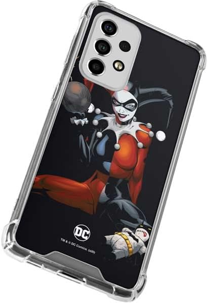 Skinit Clear Phone Case Compatible with Galaxy A53 5G - Officially Licensed DC Comics Harley Quinn Playfull Pose Design