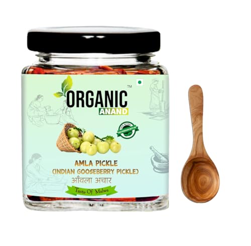 Image of Organic Anand Amla Pickle 250g | Homemade Indian Gooseberry Pickle | Traditional Amla Ka Achaar | Natural, Homemade Pickle | No Artificial Preservatives | Ready to Eat