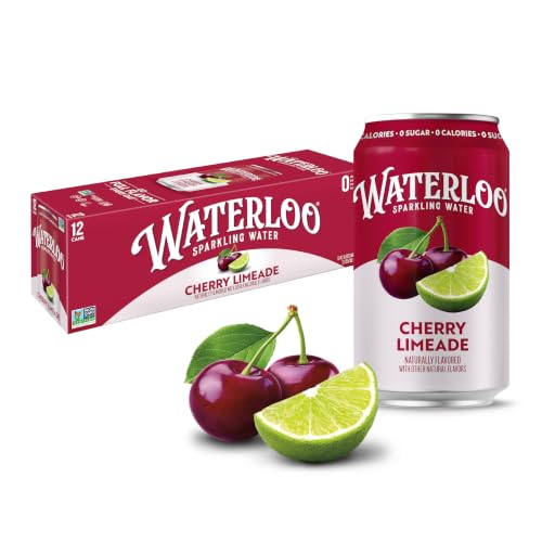 Sparkling Water Cherry Limeade Naturally Flavored with other Natural Flavors