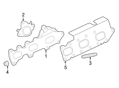 Ford CL3Z-9450-A - Gasket Exhaust Manifold