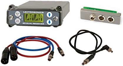 Lectrosonics SRC Wideband Dual Channel Slot Receiver - B1 Frequency Bundle With SREXT SR External Use Adapter, TAI Audio SR-BDS Power Cable, (2) TAI Audio TA3F - XLRM Cables