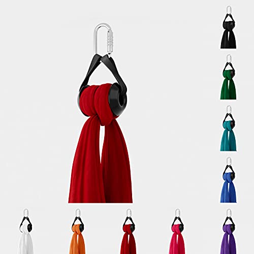 Play Juggling - Tissu Aérien + Cloche à Tissu pour acrobaties aériennes et disciplines aériennes, 100% Polyester, certifié