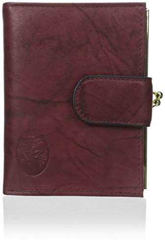 Buxton Heiress Double Cardex Wallet, Burgundy, One Size