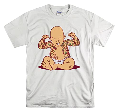 T-shirt pour homme et femme blanc M de qualité supérieure et durable