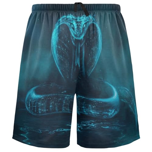 visesunny Men's Pajama Shorts Summer Soft Sleep Shorts for Men Pjs Bottoms pants with Pockets