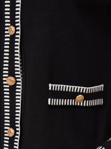 Adrianna Papell womens Crew Neck Cardigan With Stitch Detail3