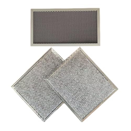 Microwave Grease&Charcoal Filter Compatible With GE EMO3000CCC02,EMO3000CCC03, EMO3000CSS001,EMO3000CSS02