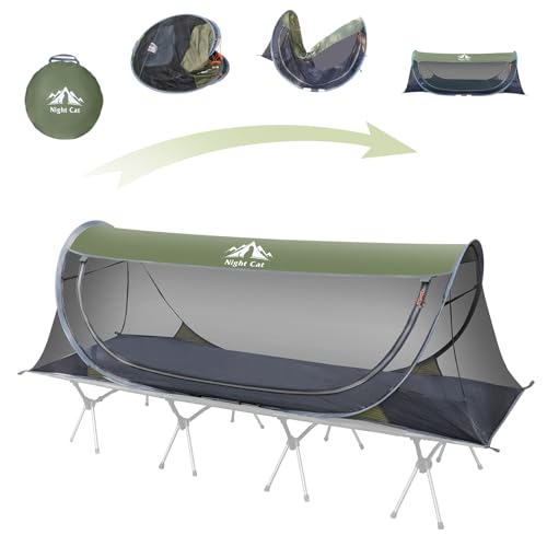 Carpa mosquito Night Cat para 1 persona con montaje rápido miniatura 2