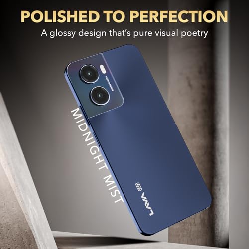 Image of Lava Blaze Dragon (Midnight Mist, 4+4*GB RAM, 128 GB)|Snapdragon 4Gen2 (450K+ Antutu)| 120Hz Refresh Rate | UFS 3.1 Storage | 50MP AI Camera| Premium Glossy Back | 5000mAh Battery| 18W Fast Charging