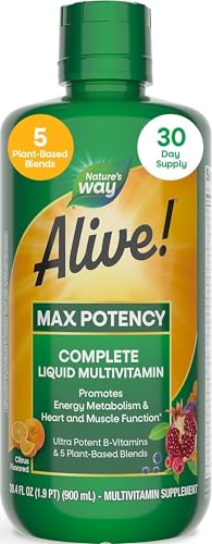Nature's Way Alive! Max Potency Complete Liquid Multivitamin, 30.4 Fl Oz