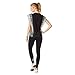 Zumba Wear Aztec Layered Sleeve Tee, Sew Black, Small