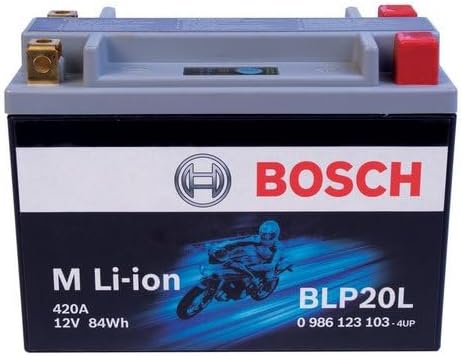 BOSCH BLP20L, Group 20, Lithium Power Sport Battery, 420CA 12V for Motorcycle, ATV/UTV, 4-Wheeler, Snowmobile, Personal Watercraft, Scooter, and Jet Skis