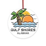 MEASUREMENTS: 4" MDF Wood Design - Lightweight yet durable ornament featuring professionally printed artwork that brings elegance to any holiday display VERSATILE DECORATION: Includes a festive red ribbon for traditional tree hanging, but also stands...