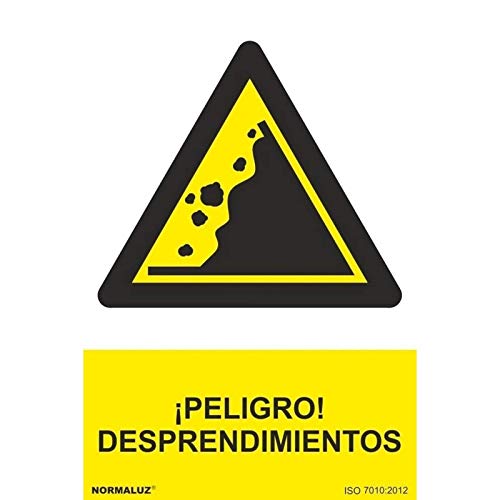 Señal ¡Peligro! Desprendimientos Con Tintas Uv | 200 X 300 Mm - Adhesivos De Vinilo En Oferta Normaluz Rd30665 - Señal Adhesiva ¡Peligro! Desprendimientos Adhesivo De Vinilo 20X30 Cm Con Cte, Ripci