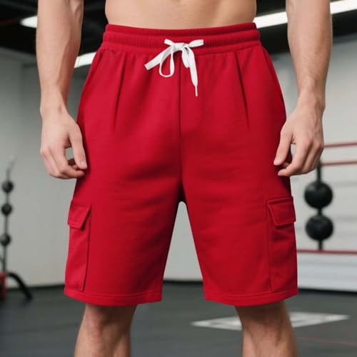 Image of Men's Hiking Shorts Tactical Quick Dry Work Cargo Shorts Summer Knee Length Pants Summer Fashion Casual Clothes