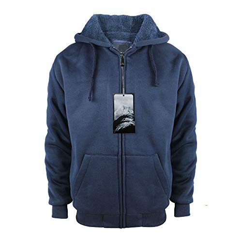 Teen Boys' Sherpa Lined Fleece Zip-Up Hoodie Soft Warm Thicken School Uniform2