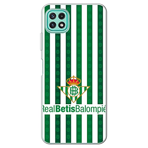Movilshop Funda para [ Samsung Galaxy A22 5G ] Real Betis Balompié [Escudo Clásico Degradado] Licencia Oficial de Silicona Flexible...