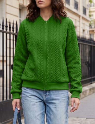 Image of Zip Up Sweatshirts for Women Casual Outfits Cardigan Outerwear Trendy Winter Jackets Coat