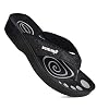 Aerosoft Gliteratti Orthotic Soft Open-Toe Comfortable Flip-Flop Sandals (US 07, Black)
