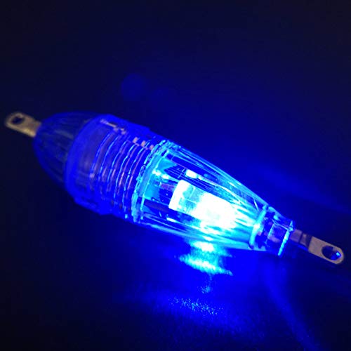 Luz de pesca, luz de pesca antiferrugem de alto brilho LED PE atraente isca para ambientes externos