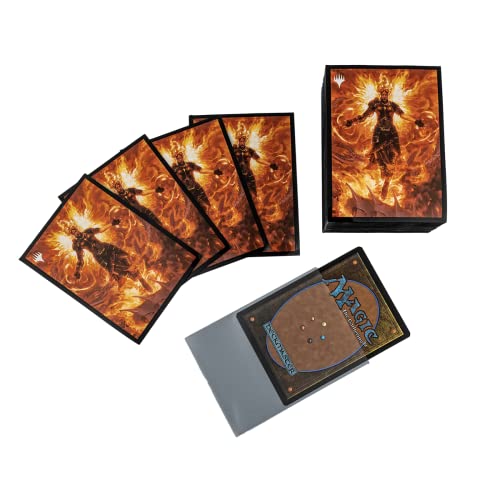 Ultra PRO, March of The Machine 100ct Deck Protector Sleeves ft. Chandra, Hope’s Beacon for Magic: The Gathering - Image 3