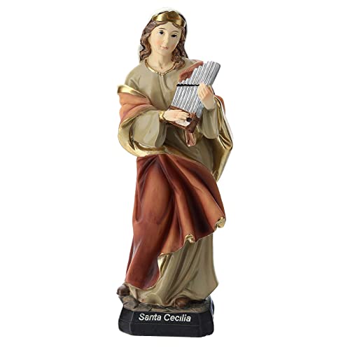 Holyart Statua Santa Cecilia in Resina 20 cm