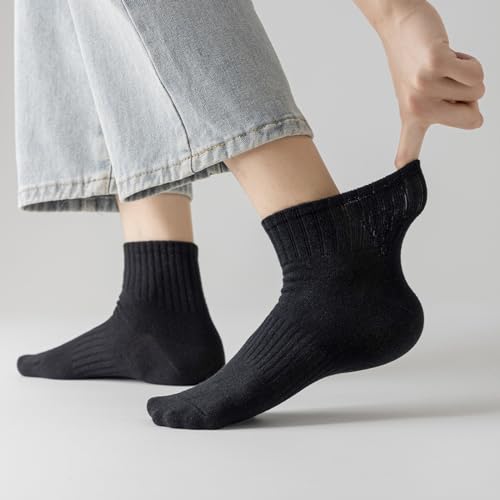 8-20 Pairs Quarter Ankle Socks for Men Athletic Running Cotton Active Socks for Performance Training Sporting2