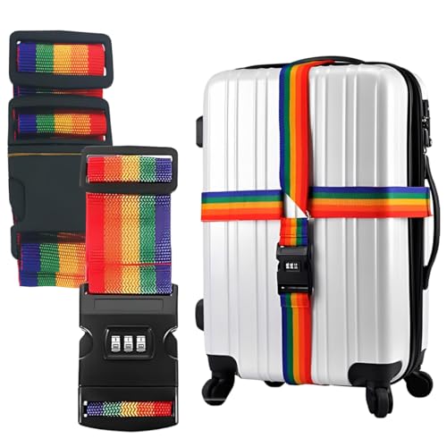 Facile da identificare: le cinghie per bagagli sono disponibili colori vivaci, puoi trovare rapidamente il tuo bagaglio tra molti bagagli simili.