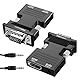 SRLWMYI VGA Auf HDMI Adapter Mit Audio,1080p Hdmi Zu Vga Konverter Für Ältere PCs, Laptops Und Monitore, Ideal Für TV Und Projektor, Plug & Play, Stabil Und Zuverlässig,kompatibel Mit Windows/Linux