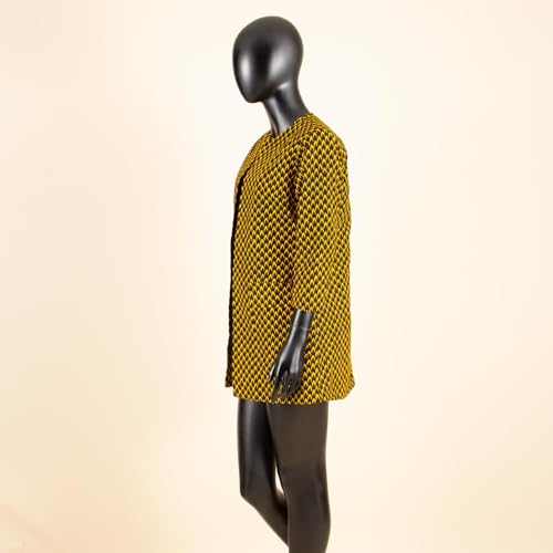 African Women's Coats Ankara Print Long Sleeve Jacket Top Dashiki Casual Trench Coat Outwear3