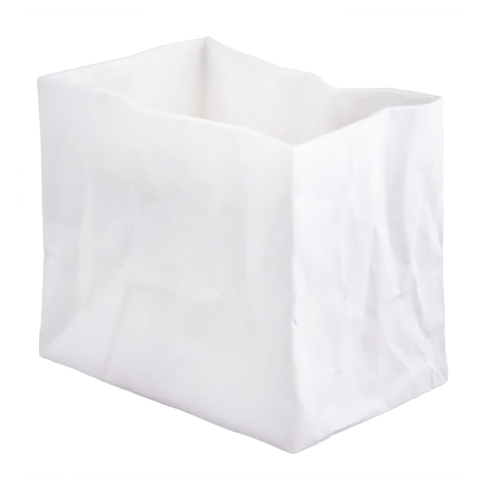 Räder White Living Porcelain Bag Medium 16.5 X 11.5 X 14.5 Cm, 1, 16.5 X 11.5 X 20.5 Cm