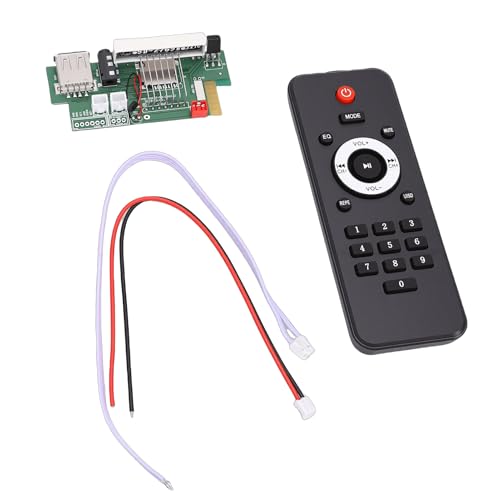 Sorandy Placa Decodificadora de MP3 sin Pérdidas, Placa Amplificadora de Inalámbrica Bluetooth 5.2, Módulo de sin Pérdidas con Control Remoto, Admite Múltiples Formatos de Música para Auriculares y