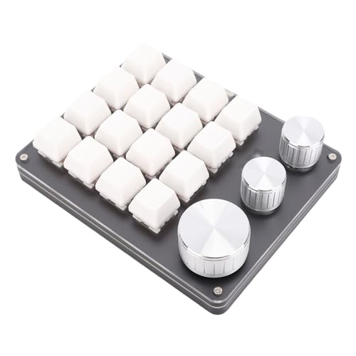 Clavier programmable 16 clés blanc filaire pour le jeu