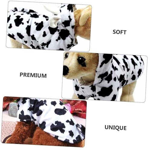 Disfraz para Perros XS con Diseño de Vaca en Algodón Suave miniatura 7