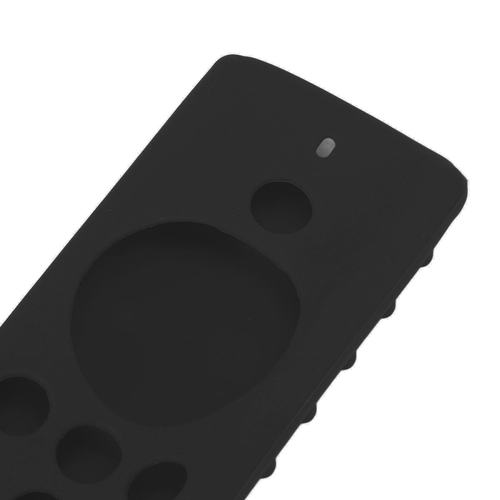 Funda de silicona para control remoto, lavable, protector de control remoto a prueba de golpes para Fire TV Stick Lite (negro)