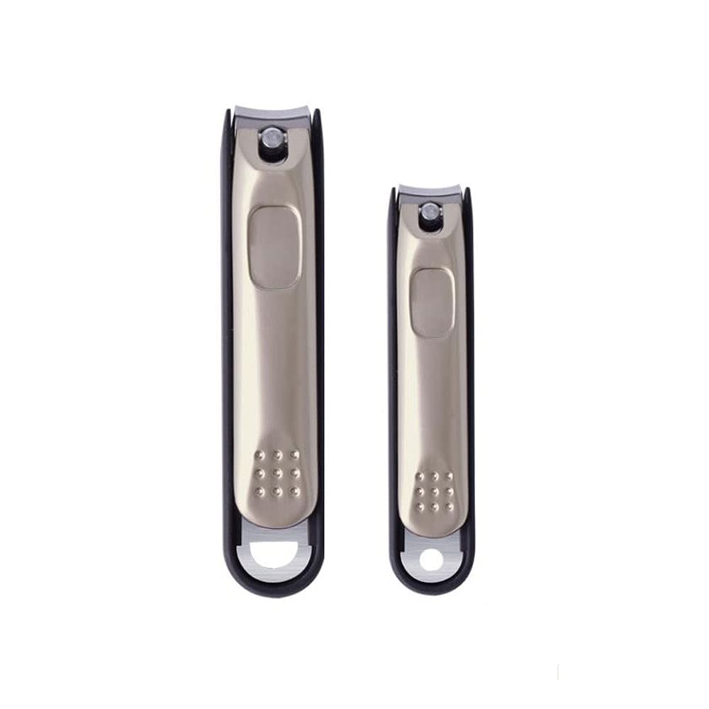 XIANGFAZJD Nagelschere Edelstahl Nagelschneider, Kohlenstoffstahl Fingernagel Zehennagel Cutter Dicke Nagelschneider Rotierende Kopf Maniküre Pediküre Werkzeug (Size : Large)